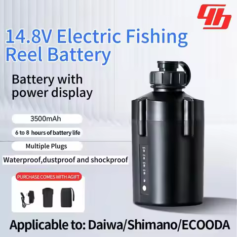 Outdoor Raft Fishing Electric Reel Battery Li-ion battery with power display 3500mAh For multiple mo