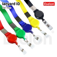 GANTUNGAN 1PCS YOYO ID Card Holder + Strap Rotating Yoyo ID Card Lanyard/ Lanyard Card Holder