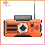 Hand Crank Emergency Radio AM/FM/WB Weather Radio Solar Radio for Emergency/Home