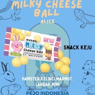 alice milky cheese ball snack hamster kelinci guinea pig 1pcs