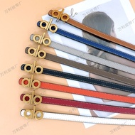 Retro Alo Lettering Decorated Thin Belt Colorful Reversible Versatile Dress Jeans Fashion Casual Wom