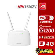 HIKVISION AC1200 4G Router Dual Band รุ่น DS-3WR4G12C/EU