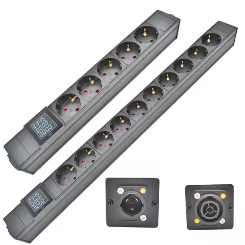 NAC3FX-W NAC3MPX Schuko PDU Power Strip 1-10 AC Power Link Output Box Schuko Powerlink box powercon