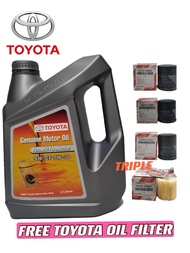 TOYOTA 5W30 4L ENGINE OIL SEMI SYNTHETIC (VARIATION WITH OIL FILTER)