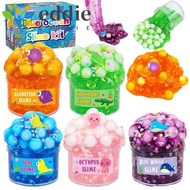 26EDIE1 Jelly Cube Slimes Kit, Crystal Slime Clear Slime Clear Crystal Clay, Slimes Making Set Soft Stretchy Non-Sticky Transparent Soft Rainbow Clay Developmental Toys