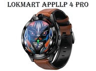 LOKMAT APPLLP 4 PRO 智能手錶 Android 11 運動 健身追踪器 GPS Wifi 男士 手錶 手機 攝像 頭視頻通話 RAM：6G RAM：128G google play
