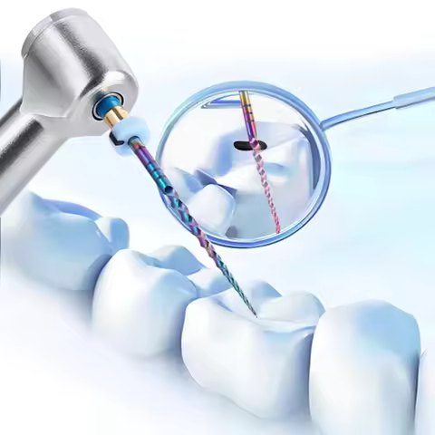 6pcs/Box SX-F3 Blue Endo Files Heat D Series Activated NiTi Canal Root Files Can Bend Endodontic Tre