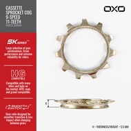 OXO Cassette Sprocket Cog/Gir/Gear/Gigi - 8/9/10/11-Speed -11T/12T/13T - 9-Speed (11T)