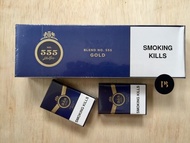 Rokok import 555 biru London