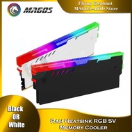 RAM Shell Radiator RGB DDR4 DDR3 Universal Heatsink Memory Vest ARGB 5V AURA Addressable Black White