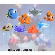 Diving Pendant Playing Water with Fart Bugs Toy Spraying Water Sea Animal Clownfish Shark Velcro Fis