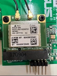 Asus AW-CB161H Wifi+藍芽 PCI-E 無線網卡 含天線 全新