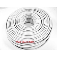 50 meters PDX Electrical Wire Type NM - 12/2 Core - Pure Copper d398