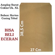 Brown envelope - letter envelope - lettering - craft envelope - large brown envelope