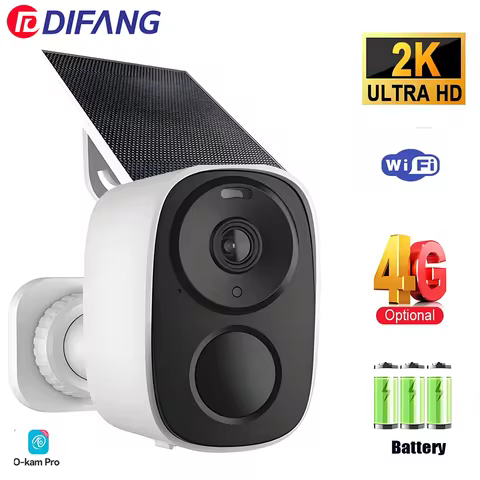 5G WiFi Solar Cam 3MP 4G Sim Card Wireless Surveillance Camera Security Protection SmartLife 4G Sola