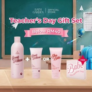 【TEACHER'S DAY GIFT SET UNDER RM40】Bath Garden Happy Go Duo Set Coconut Hibiscus Bath Gel & Body Scr