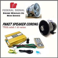200 Watt Wireless Siren FEDERAL SIGNAL X5 New S.Slim