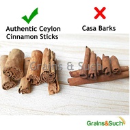 Authentic Ceylon Cinnamon Sticks Kayu Manis Asli (40gm)