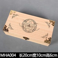 Wooden TAROT BOX TAROT BOX Card Wooden BOX Rune Symbol Accessories Chess Board Game Merchandise