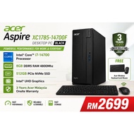 Acer Aspire XC1785-14700F Desktop PC Black