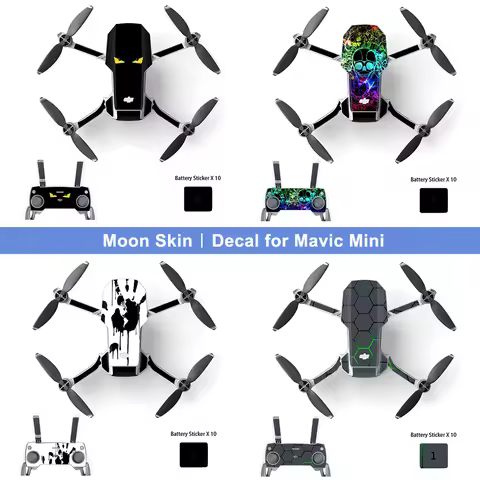 Skin Wrap for DJI Mavic Mini Protective Film Vinyl Decal Sticker Cover for DJI Mavic