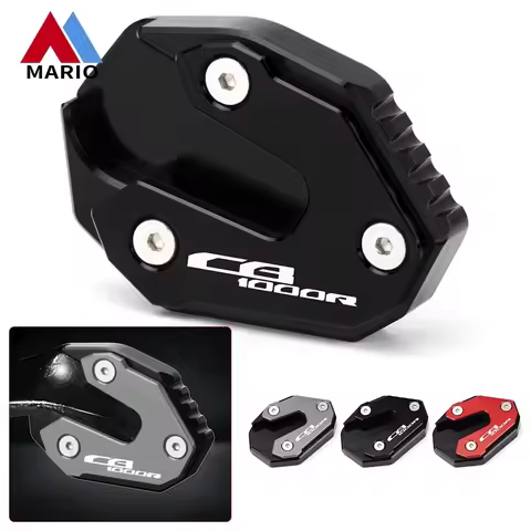 Motorcycles Kickstand Foot Side Stand Extension Pad Support Plate For CB 1000R CB1000R 2008-2022 CB1