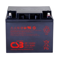 CSB | GP 12400 | 12V | 40AH | VRLA/AGM/UPS/SLA | Auto-Gate/Alarm/Fire-Alarm | BATTERY