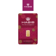 HABIB 1g 999.9 Gold Bar - Accredited by London Bullion Market Association (LBMA)