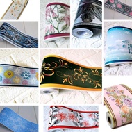 Wallpaper STICKER Embroidery LIST WALLPAPER / Embroidery WALLPAPER / BORDER LIST / Cheap BORDER WALL