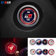 Toyota GR Crystal Car Start Stop Engine Ignition Cover for Agya Raize Calya Avanza Veloz Rush Innova