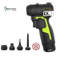 Power Tool Screwdriver Rechargeable Cordless Blower 190W Max 130000rpm 2.4N for  12V Green Battery(N