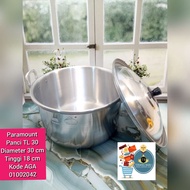 Stainless Steel Pan | Stainless Steel Pan | VEGETABLE POT | 30 cm pan
