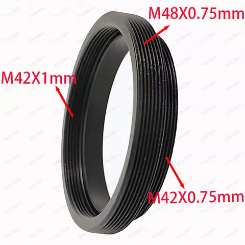 M42 to T2 M48 Camera Lens Adapter Mount Ring Mirror Lens Telescop Adaptors M42*1mm to M42x0.75mm M48