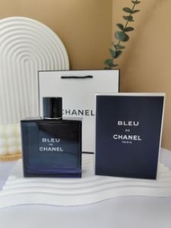 包郵SF🔥CHANEL BLEU DE CHANEL香奈儿男士（女士皆可）香水100ml蔚蓝濃香EAU DE PARFUM/淡香EDT/香精100ml Parfum