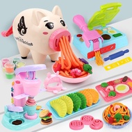Preferred Piggy Noodle Maker Ice Cream Plasticene Tool Set Non-Toxic Colored Clay Clay Mold Yi Baby Girls' Toy YXCM