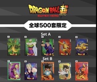 龍珠閃卡 超級英雄劇場版 全球限量500套 全套20張閃卡+4張鐳射閃貼