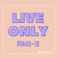 LIVE ONLY RM1-3 LEGENIS SHOP