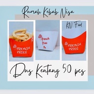 Small French Fries Box Cardboard Box Kentang