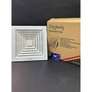 KINGSWAY Ceiling Exhaust Fan | Kipas Siling Sedutan Udara | Direct Ventilation Fan 8"/10"