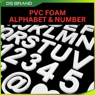 3D ALPHABET & NUMBER PVC FOAM FONT DIY - M4