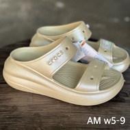%Flash Sale% {Buy 1Pair get Free 4Jibbitzs=100฿} Crocs Crush Sandal รองเท้าแตะสวมผู้หญิง รองเท้าครอส