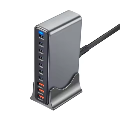 800W/765W/730W Fast USB C GaN Charger Block Dual 140W PD3.1 PPS Fast Charging Station for Multiple D