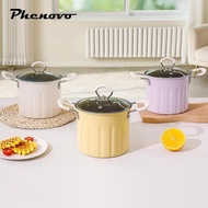 [Phenovo] 3L Deep Fryer, Japanese Tempura Deep Fryer with Basket, Deep Fryer for Home, Restaurant, A