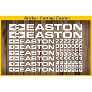 Sticker cutting Easton Vinyl Stickers Sheet Bike Frame Cycle Cycling Bicycle Mtb Road