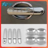 RTO For NISSAN LIVINA chrome silver car door handle bowl cover,LIVINA outer door handle bowl chrome trim