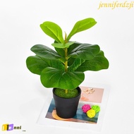 JENNIFERDZJI Fake Ficus Tree, Vibrant Large Artificial Fiddle Leaves Fig Tree, Photography Prop Real