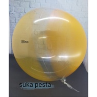 18 INCH TRANSPARENT ORANGE BOBO PVC BALLOON 18 INCH ORANGE BOBO BALLOON/ 18 INCH BOBO COLOR BALLOON/