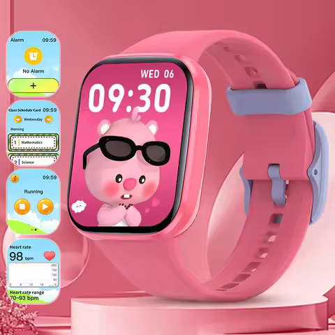 LIGE Kids Smart Watch for Age 5-12 Kids Gifts Sleep Tracking Wake-up Reminder Pedometer Flashlight S