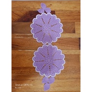 Crochet Table Decor Placemat Alas Kait Hiasan Meja