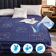 Waterproof Bedsheet Queen/King Mattress Protector Cover Cooling Mat Anti Slip Fitted Bedsheet